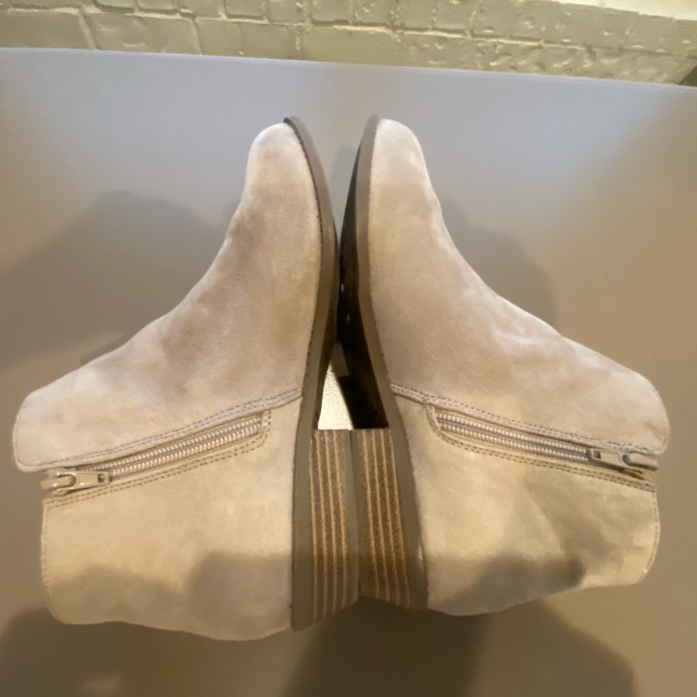 Justice Cream Ankle Booties